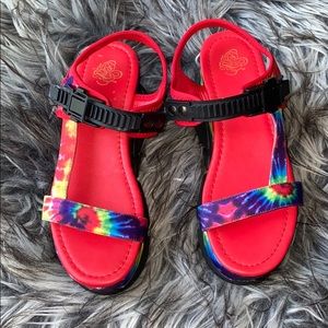 Tie Dye Platforms | SOLD